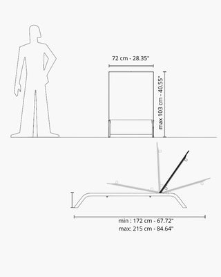 Serralunga Lazy sun lounger - Buy now on ShopDecor - Discover the best products by SERRALUNGA design