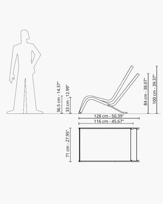 Serralunga Lazy deckchair - Buy now on ShopDecor - Discover the best products by SERRALUNGA design