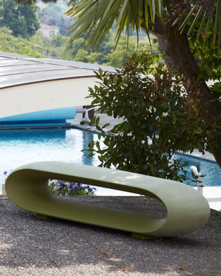 Serralunga Loop bench moleskin - Buy now on ShopDecor - Discover the best products by SERRALUNGA design