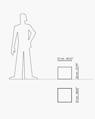 Serralunga Lounge Cube stool - Buy now on ShopDecor - Discover the best products by SERRALUNGA design