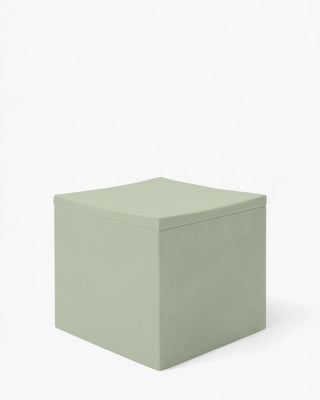 Serralunga Lounge Cube stool Serralunga Sardinian Sage 47 cm - 18.50 in - Buy now on ShopDecor - Discover the best products by SERRALUNGA design