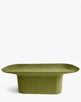 Serralunga Luba bench moleskin Serralunga Moleskin Lime - Buy now on ShopDecor - Discover the best products by SERRALUNGA design