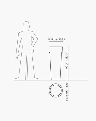 Serralunga Marcantonio planter with light - Buy now on ShopDecor - Discover the best products by SERRALUNGA design