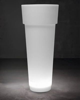 Serralunga Marcantonio planter with light 150 cm - 59.05 in - Buy now on ShopDecor - Discover the best products by SERRALUNGA design