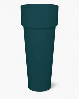 Serralunga Marcantonio planter Serralunga Peacock Green 150 cm - 59.05 in - Buy now on ShopDecor - Discover the best products by SERRALUNGA design