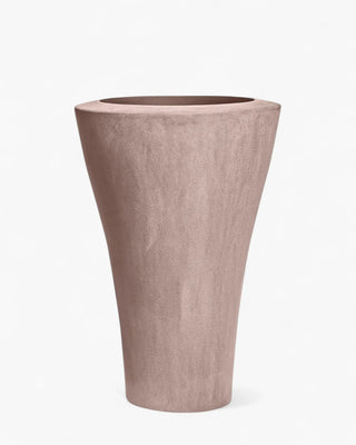 Serralunga Ming High planter moleskin Serralunga Moleskin Rose 100 cm - 39.37 in - Buy now on ShopDecor - Discover the best products by SERRALUNGA design