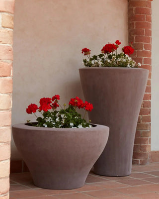 Serralunga Ming High planter moleskin - Buy now on ShopDecor - Discover the best products by SERRALUNGA design