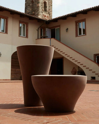 Serralunga Ming High planter moleskin - Buy now on ShopDecor - Discover the best products by SERRALUNGA design