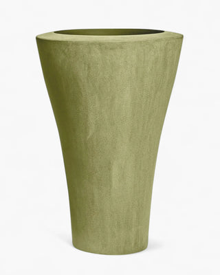 Serralunga Ming High planter moleskin Serralunga Moleskin Lime 140 cm - 55.12 in - Buy now on ShopDecor - Discover the best products by SERRALUNGA design