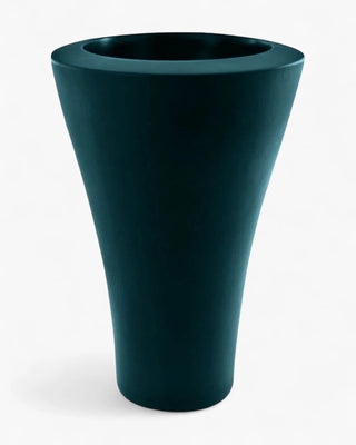 Serralunga Ming High planter Serralunga Peacock Green 140 cm - 55.12 in - Buy now on ShopDecor - Discover the best products by SERRALUNGA design