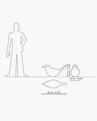 Serralunga Paloma/Pulcino decoration - Buy now on ShopDecor - Discover the best products by SERRALUNGA design