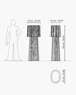 Serralunga Ruffle dimmable floor lamp - Buy now on ShopDecor - Discover the best products by SERRALUNGA design