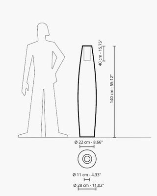 Serralunga Scarlett planter with light - Buy now on ShopDecor - Discover the best products by SERRALUNGA design