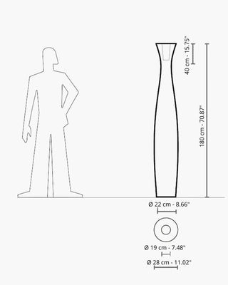 Serralunga Scarlett planter with light - Buy now on ShopDecor - Discover the best products by SERRALUNGA design