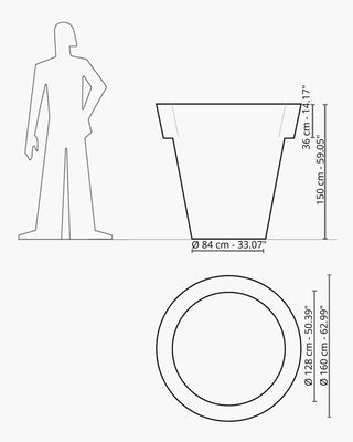 Serralunga Vas One/Two vase - Buy now on ShopDecor - Discover the best products by SERRALUNGA design