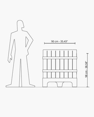 Serralunga Versailles planter - Buy now on ShopDecor - Discover the best products by SERRALUNGA design