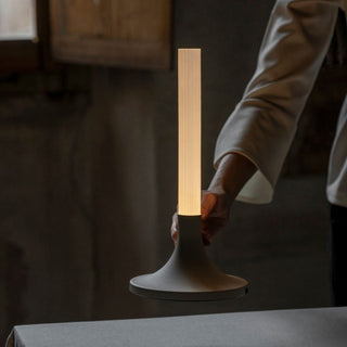 Schönhuber Franchi White Lies LED portable table lamp - Buy now on ShopDecor - Discover the best products by SCHÖNHUBER FRANCHI design