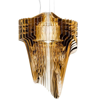 Slamp Aria Suspension XL suspension lamp diam. 90 cm. Slamp Gold - Buy now on ShopDecor - Discover the best products by SLAMP design