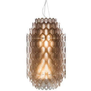 Slamp Chantal Suspension M suspension lamp diam. 50 cm. Slamp Orange - Buy now on ShopDecor - Discover the best products by SLAMP design