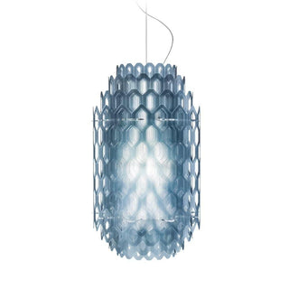 Slamp Chantal Suspension S suspension lamp diam. 36 cm. Slamp Blue - Buy now on ShopDecor - Discover the best products by SLAMP design