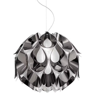 Slamp Flora Suspension lamp diam. 50 cm. Slamp Pewter - Buy now on ShopDecor - Discover the best products by SLAMP design
