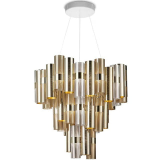 Slamp La Lollo Suspension XL LED suspension lamp h. 83 cm. Slamp Gold - Buy now on ShopDecor - Discover the best products by SLAMP design