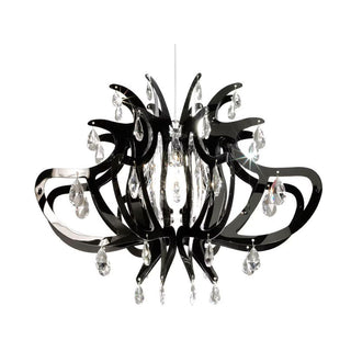 Slamp Lillibet Suspension M suspension lamp diam. 66 cm. Slamp Black - Buy now on ShopDecor - Discover the best products by SLAMP design
