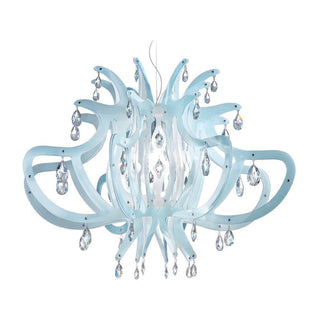 Slamp Medusa Suspension lamp diam. 83 cm. Slamp Blue Gel - Buy now on ShopDecor - Discover the best products by SLAMP design