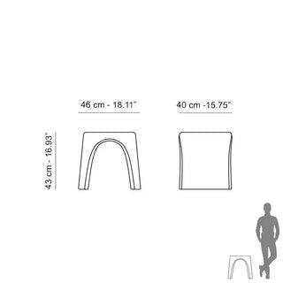 Slide Amélie Stool Polyethylene - Buy now on ShopDecor - Discover the best products by SLIDE design