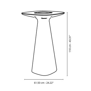 Slide Amélie Up table h. 110 cm. - 43.30 in. - Buy now on ShopDecor - Discover the best products by SLIDE design