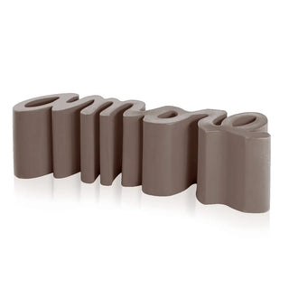Slide Amore Bench Polyethylene Slide Dove Grey - Buy now on ShopDecor - Discover the best products by SLIDE design
