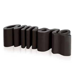 Slide Amore Bench Polyethylene Slide Elephant grey FG - Buy now on ShopDecor - Discover the best products by SLIDE design