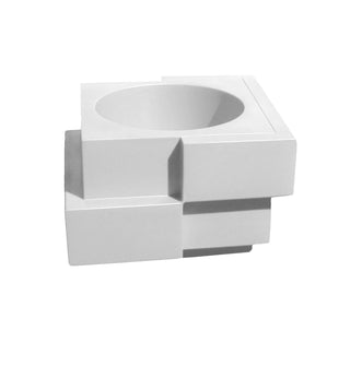 Slide Cubic Yo Vase Polyethylene Slide Milky White FT - Buy now on ShopDecor - Discover the best products by SLIDE design