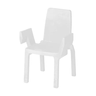 Slide Doublix Chair Polyethylene Slide Milky White FT - Buy now on ShopDecor - Discover the best products by SLIDE design