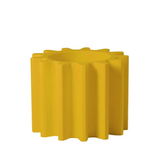 Slide Gear Pot pot/stool Slide Saffron Yellow FB - Buy now on ShopDecor - Discover the best products by SLIDE design