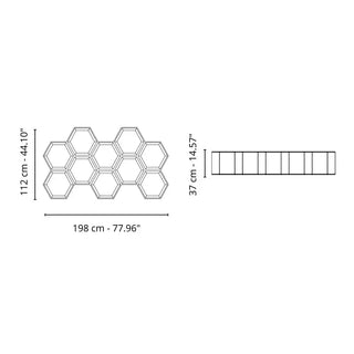 Slide Hexa self supporting bookcase - Buy now on ShopDecor - Discover the best products by SLIDE design