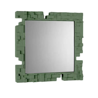Slide Pixel Mirror Polyethylene Slide Mauve Green FV - Buy now on ShopDecor - Discover the best products by SLIDE design