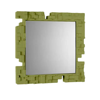 Slide Pixel Mirror Polyethylene Slide Lime Green FR - Buy now on ShopDecor - Discover the best products by SLIDE design