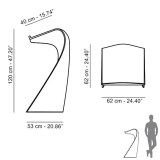 Slide Swish Bookstand/Console - Buy now on ShopDecor - Discover the best products by SLIDE design