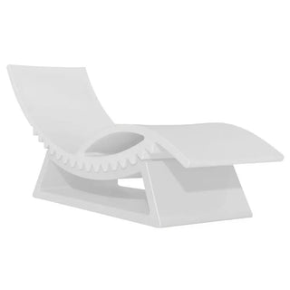 Slide Tic Tac Chaise longue Polyethylene Slide Milky White FT - Buy now on ShopDecor - Discover the best products by SLIDE design