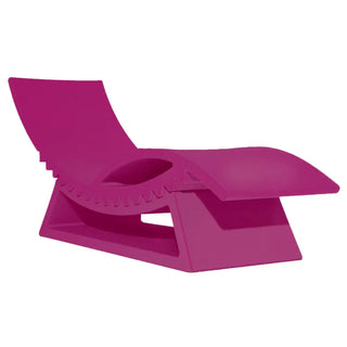 Slide Tic Tac Chaise longue Polyethylene Slide Sweet Fuchsia FU - Buy now on ShopDecor - Discover the best products by SLIDE design