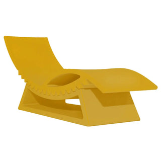 Slide Tic Tac Chaise longue Polyethylene Slide Saffron Yellow FB - Buy now on ShopDecor - Discover the best products by SLIDE design