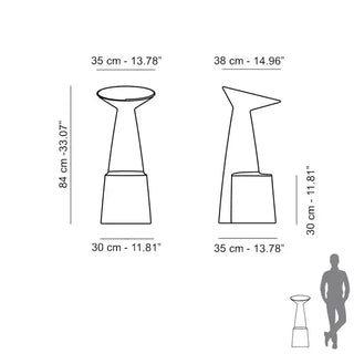 Slide Voilà Stool Polyethylene - Buy now on ShopDecor - Discover the best products by SLIDE design