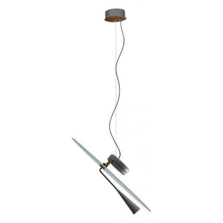 Stilnovo Bascula LED suspension lamp Grey 2700K - Buy now on ShopDecor - Discover the best products by STILNOVO design