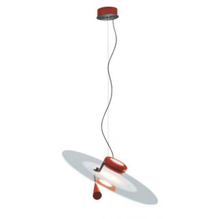 Stilnovo Bascula LED suspension lamp Red 2700K - Buy now on ShopDecor - Discover the best products by STILNOVO design