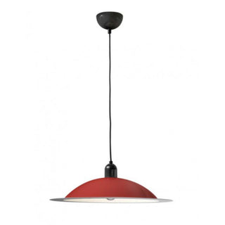 Stilnovo Lampiatta suspension lamp diam. 50 cm. White Red - Buy now on ShopDecor - Discover the best products by STILNOVO design