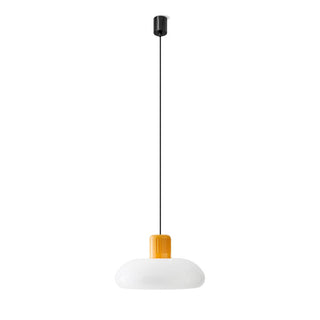Stilnovo Trepiù suspension lamp LED diam. 40 cm. Stilnovo Trepiù White Yellow - Buy now on ShopDecor - Discover the best products by STILNOVO design