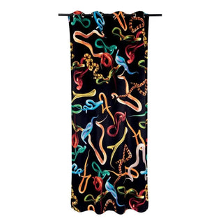 Seletti Toiletpaper curtain Snakes Black - Buy now on ShopDecor - Discover the best products by TOILETPAPER HOME design