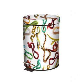 Seletti Toiletpaper dustbin Snakes White 27.5 cm - 10.83 in - Buy now on ShopDecor - Discover the best products by TOILETPAPER HOME design