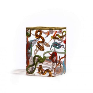 Seletti Toiletpaper Glass Vases Snakes vase h. 14 cm. - Buy now on ShopDecor - Discover the best products by TOILETPAPER HOME design